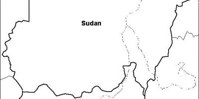 Ramani ya Sudan tupu